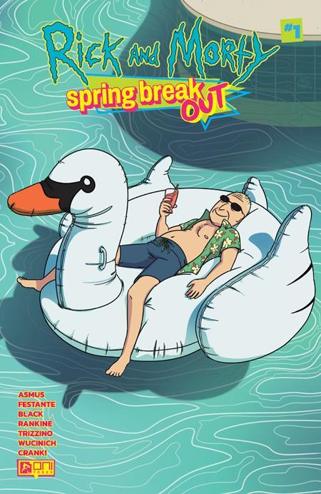 RICK AND MORTY SPRING BREAK OUT #1 ONE SHOT CVR B ANGELA TRIZZINO VAR