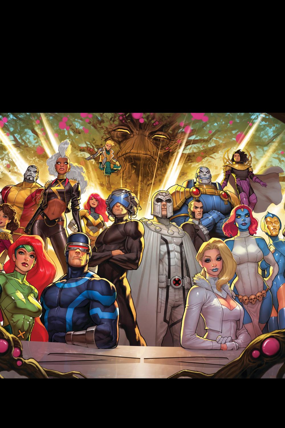 FALL OF THE HOUSE OF X RISE OF THE POWERS OF X OMNIBUS DAVID NAKAYAMA COVER DM ONLY HC