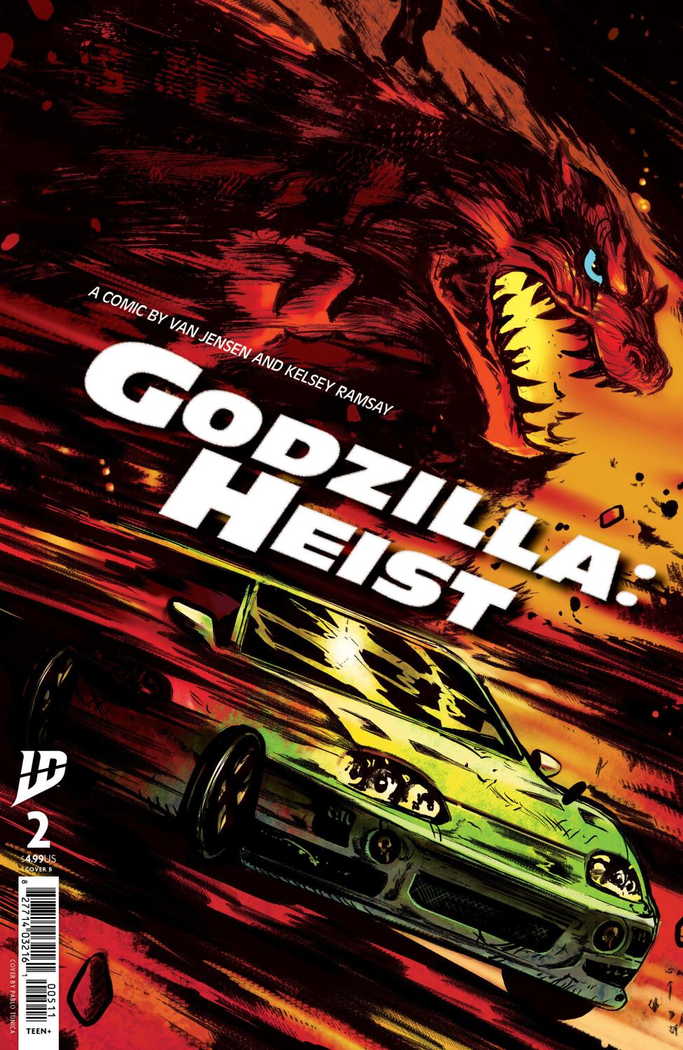 GODZILLA HEIST #2 VAR B TUNICA MOVIE POSTER VAR CVR B