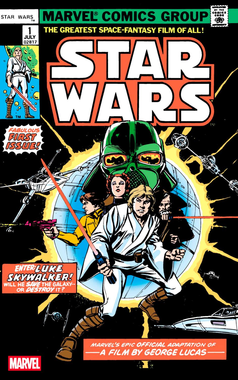 STAR WARS 1977 #1 FACSIMILE EDITION NEW PRINTING CVR A