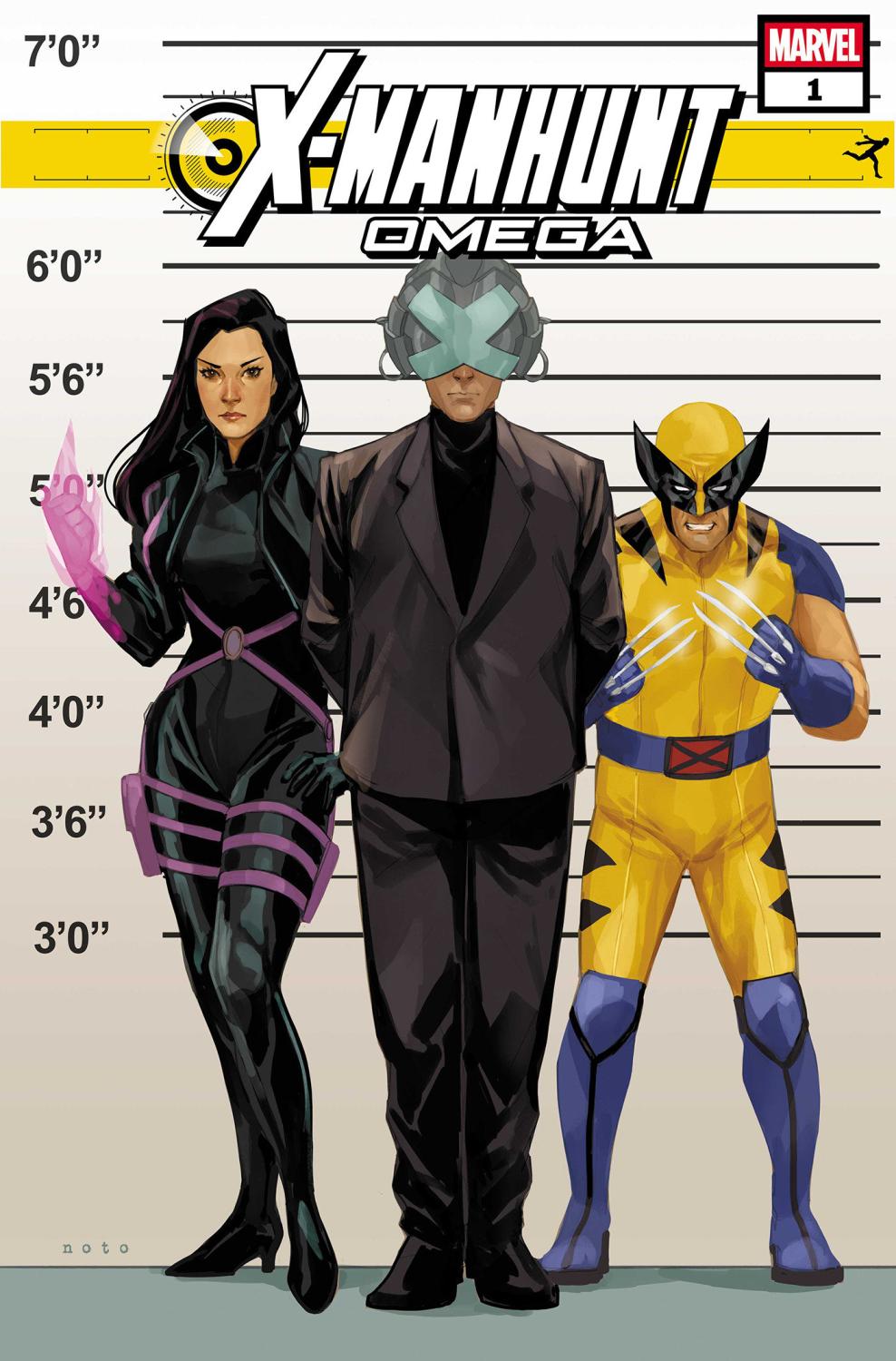 X-MANHUNT OMEGA #1 PHIL NOTO CONNECTING X-MANHUNT VAR XMH CVR C