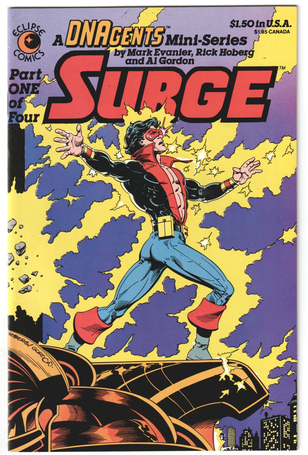 DNAGENTS SURGE #1-4 1985 COMPLETE SET