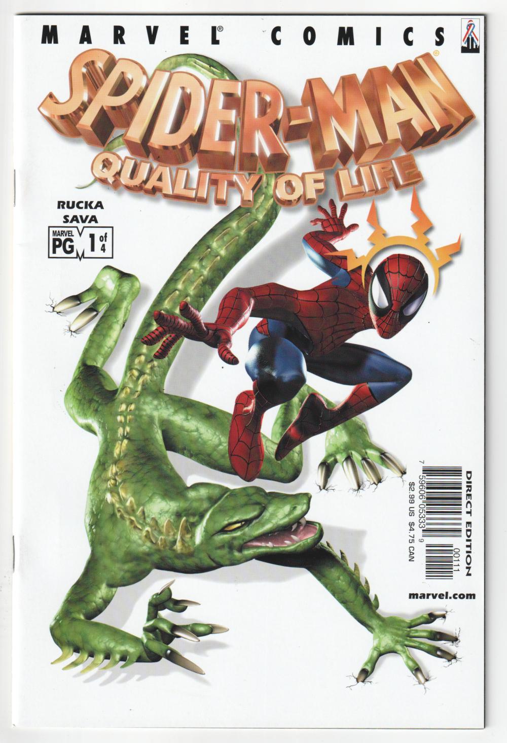 SPIDER-MAN QUALITY OF LIFE #1-4 2002 COMPLETE SET