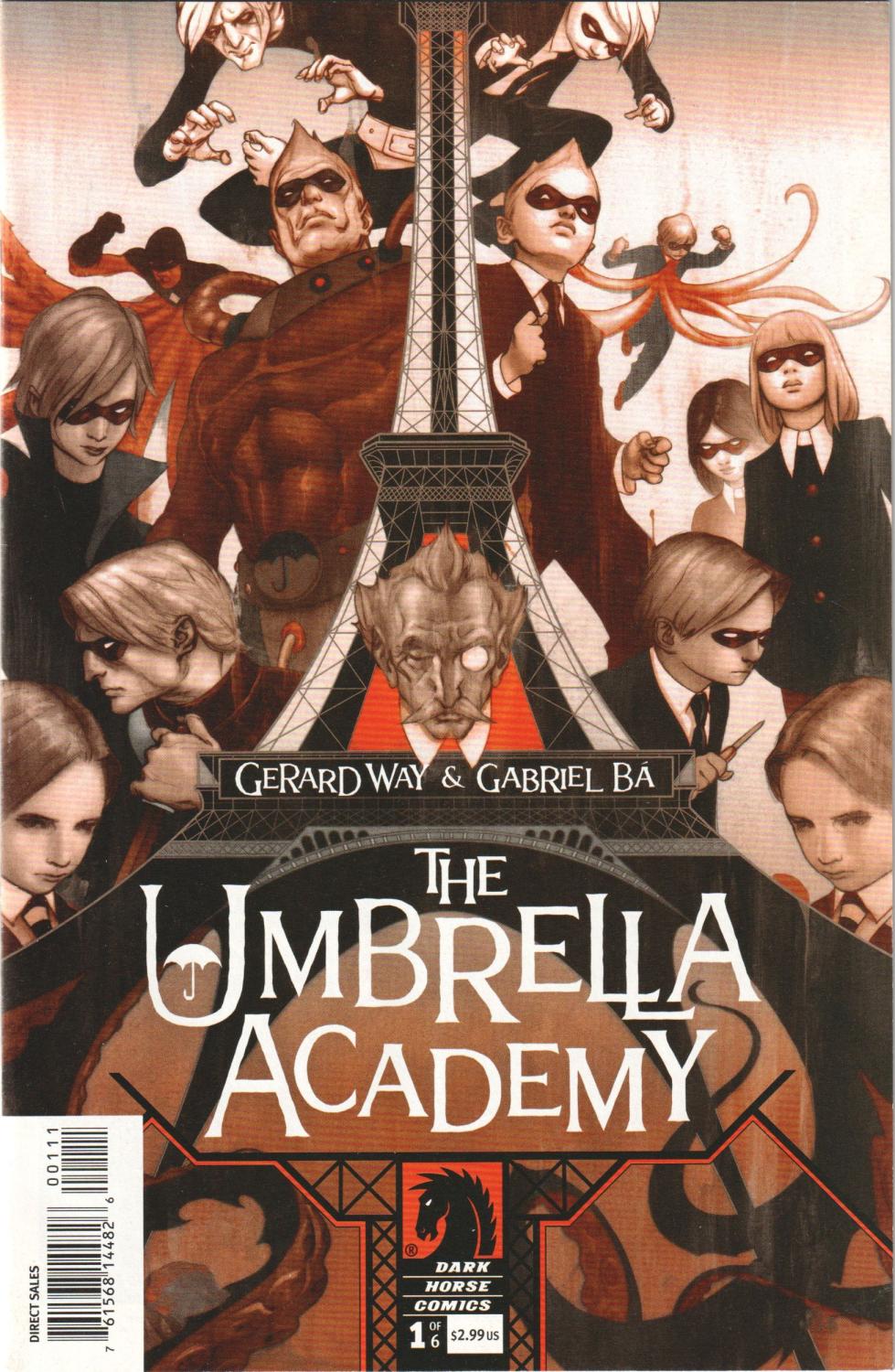 UMBRELLA ACADEMY #1-6 2008 COMPLETE SET