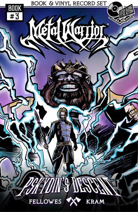 METAL WARRIOR TP #3 PSKYDINS DESCENT INDOCTRINATION TO EVIL WITH 7 IN VINYL OF 9