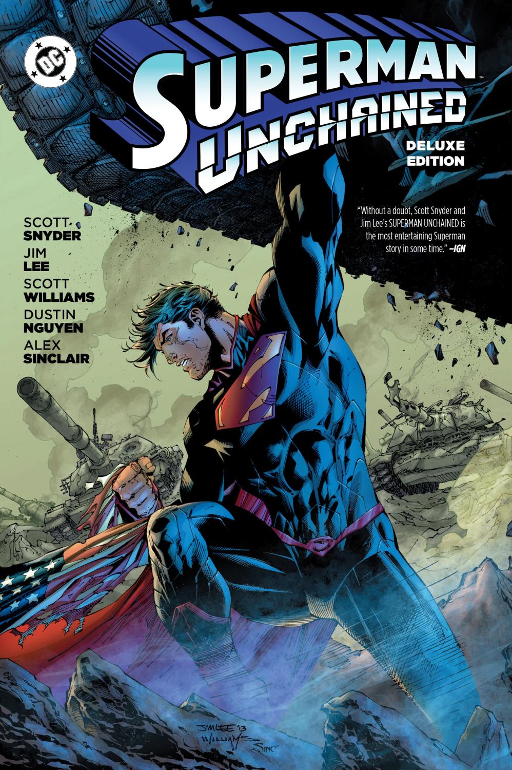 SUPERMAN UNCHAINED THE DELUXE EDITION NEW EDITION DIRECT MARKET EXCLUSIVE HC