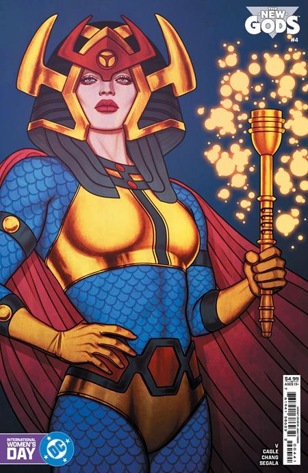 NEW GODS #4 CVR D JENNY FRISON INTERNATIONAL WOMENS DAY BIG BARDA CARD STOCK VAR OF 12