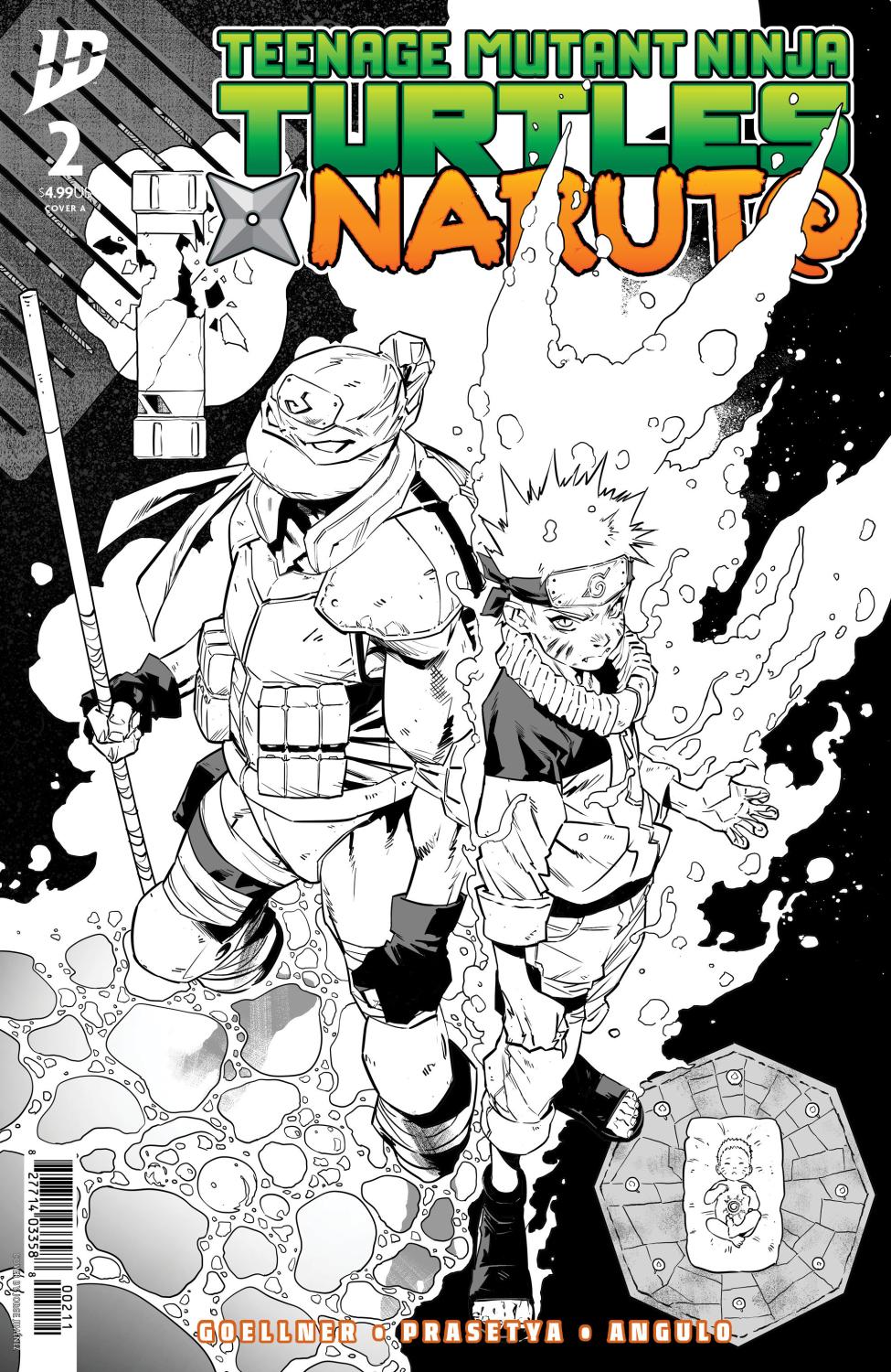 TEENAGE MUTANT NINJA TURTLES X NARUTO #2 COVER A SECOND PRINTING JIMNEZ CVR A