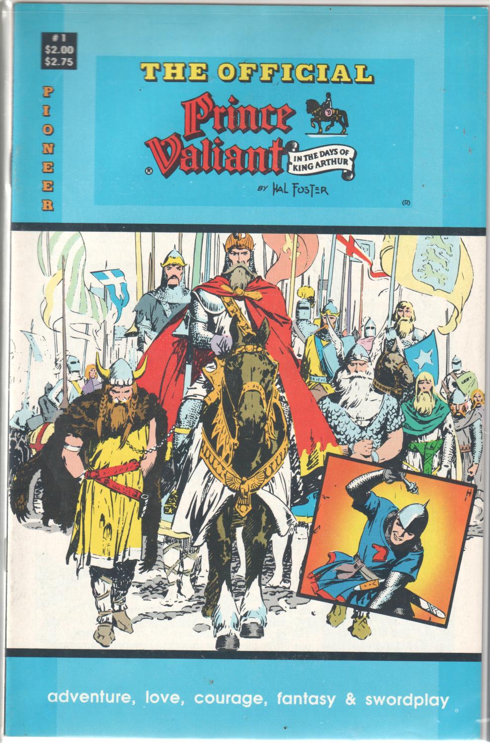 OFFICIAL PRINCE VALIANT #1-18 1988 COMPLETE SET