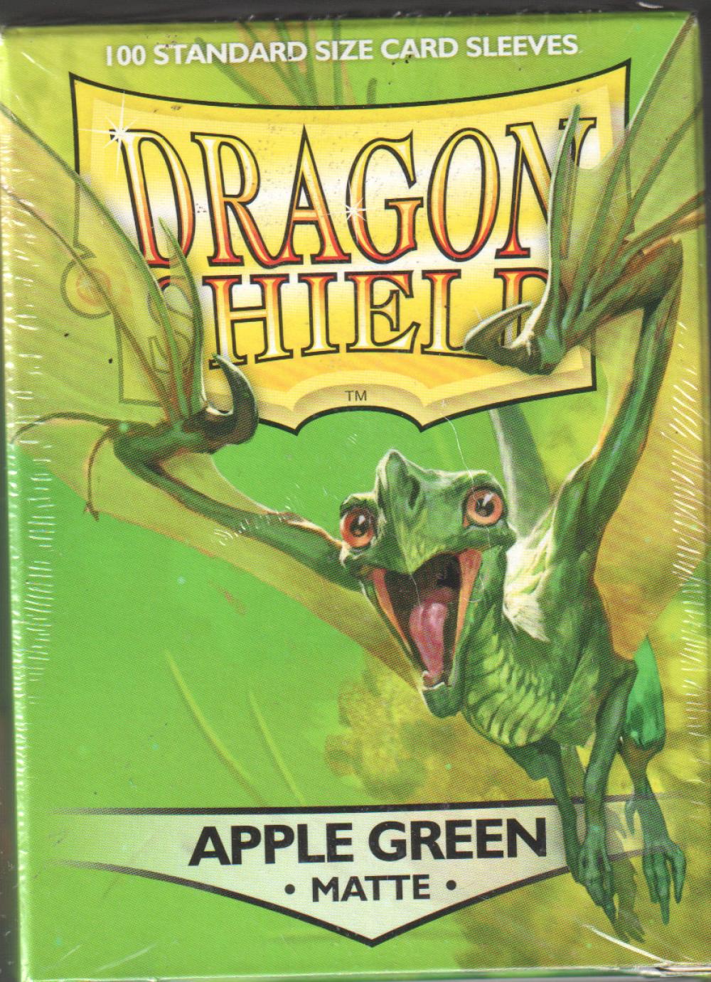 DRAGON SHIELD APPLE GREEN MATTE 100CT CARD SHIELDS