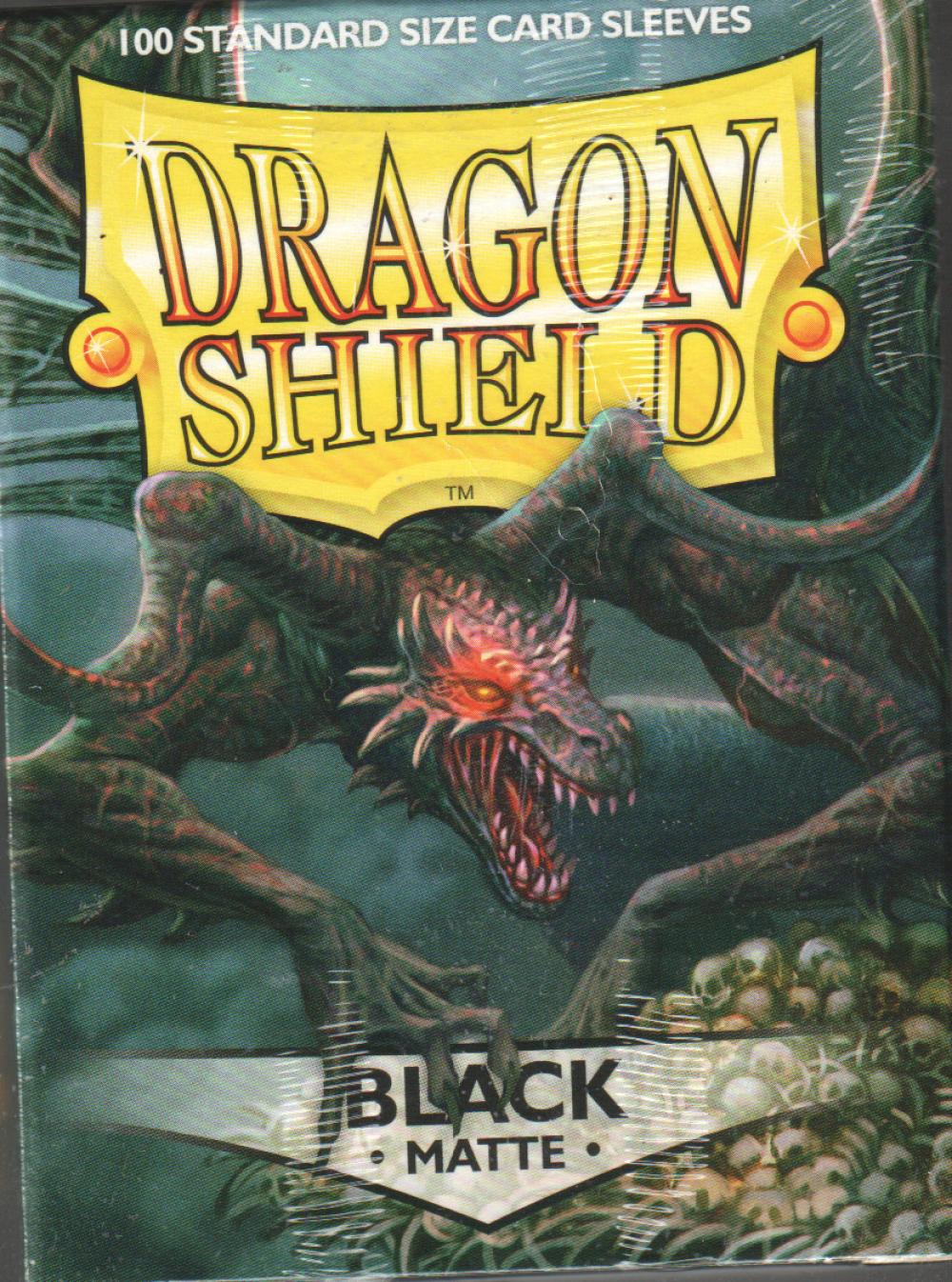 DRAGON SHIELD BLACK MATTE 100 CT CARD SLEEVES