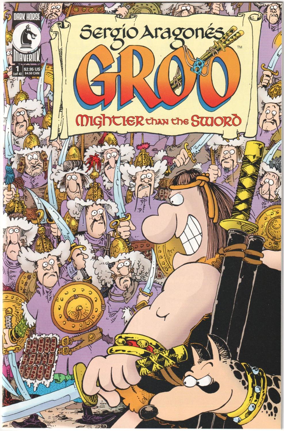 GROO MIGHTIER THAN THE SWORD #1-4 2000 COMPLETE SET