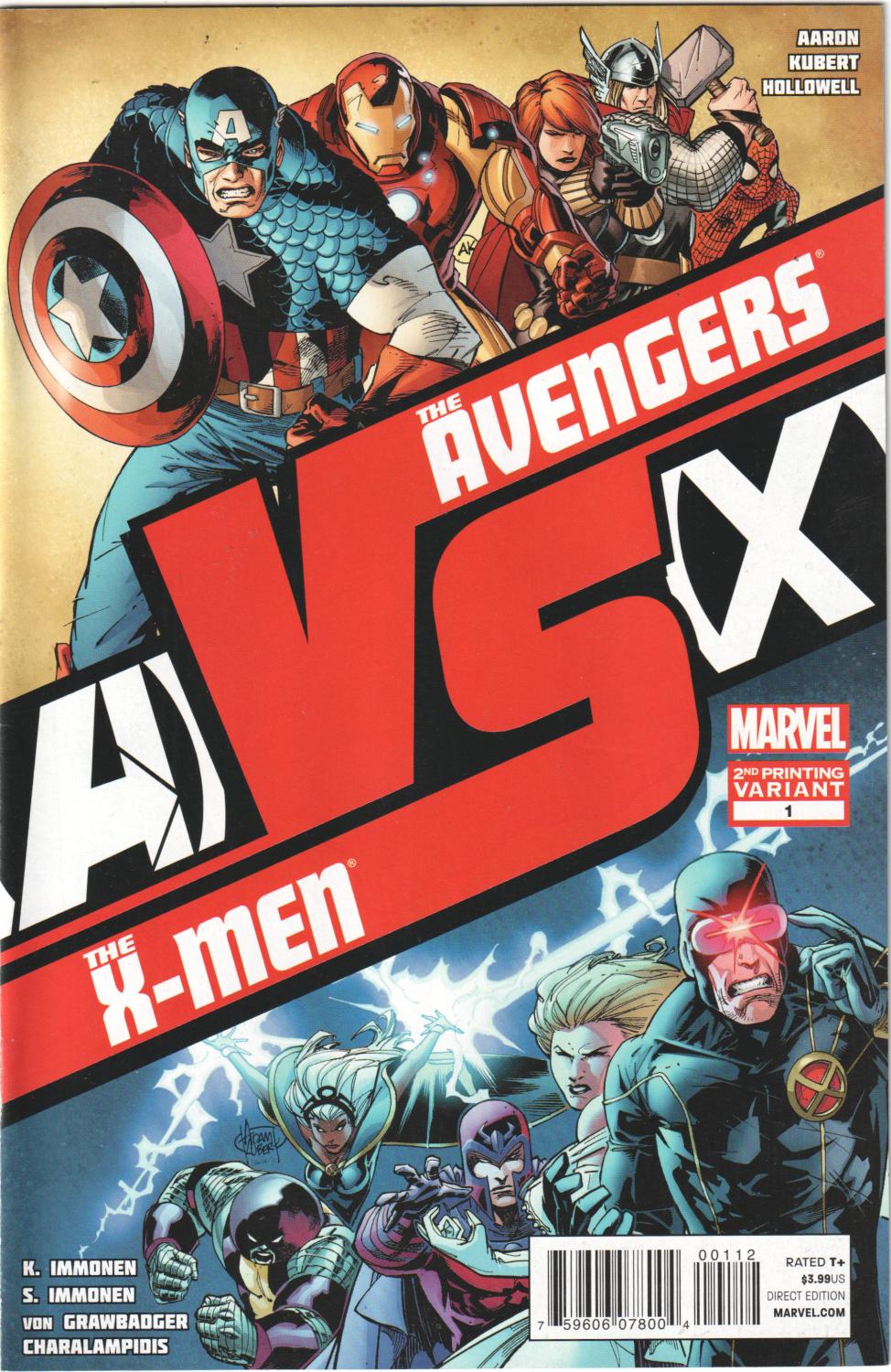 AVX VS # 1 SECOND PRINTING
