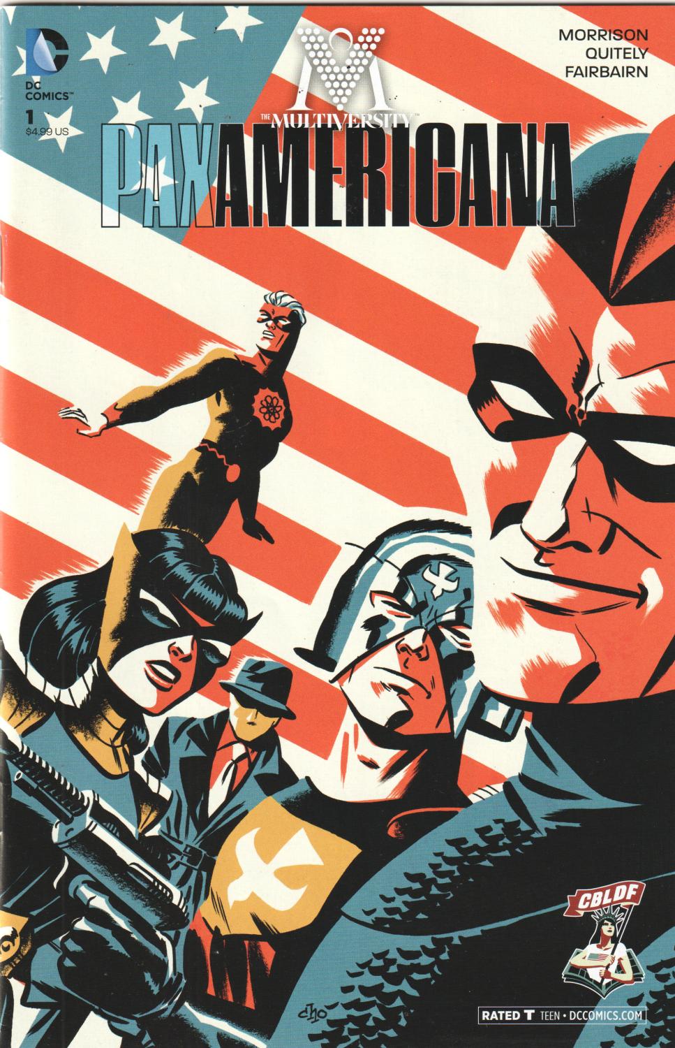MULTIVERSITY PAX AMERICANA #1 CBLDF VAR
