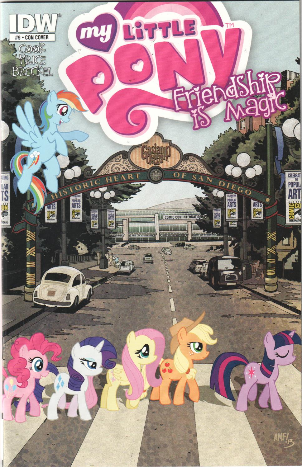 MY LITTLE PONY FIM # 9 SDCC CVR