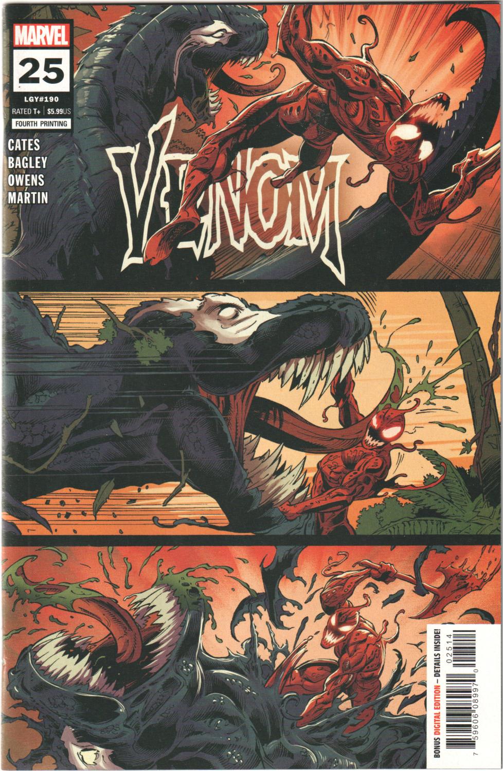 VENOM #25 FOURTH PRINT CVR