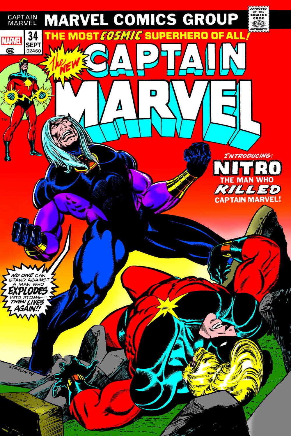 DEATH OF CAPTAIN MARVEL OMNIBUS VAR DM ONLY HC