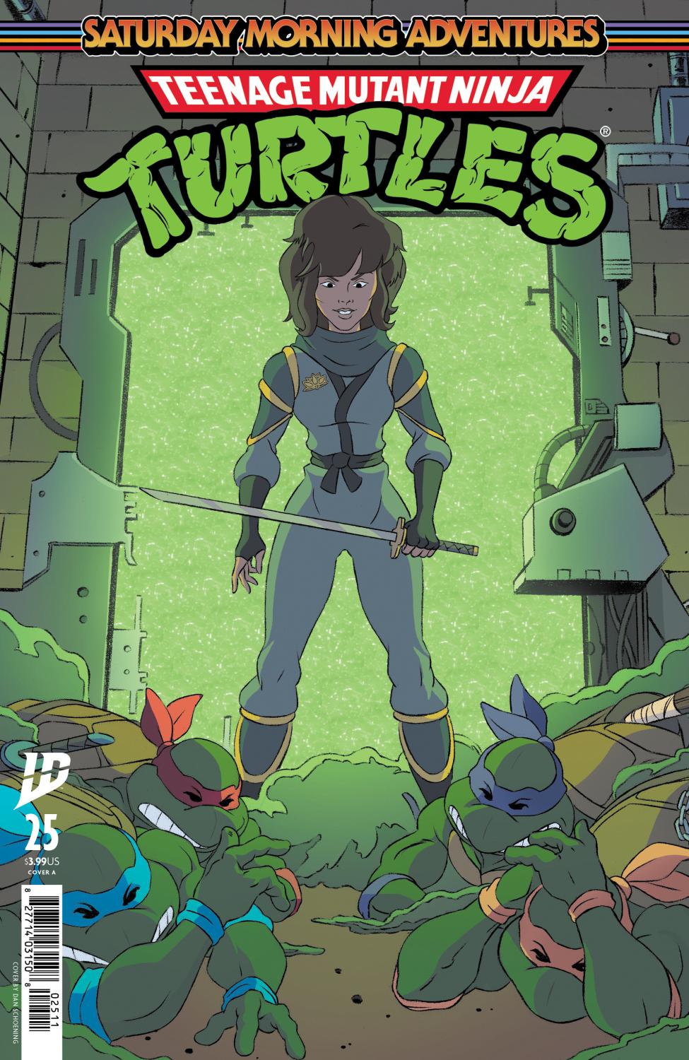 TEENAGE MUTANT NINJA TURTLES SATURDAY MORNING ADVENTURES #25 COVER A SCHOENING CVR A