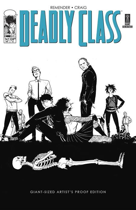 DEADLY CLASS GIANT SIZED ARTISTS PROOF EDITION CVR A WES CRAIG