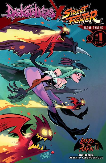 DARKSTALKERS X STREET FIGHTER BLOOD THRONE #1 ONE SHOT CVR B BRETT BEAN VAR