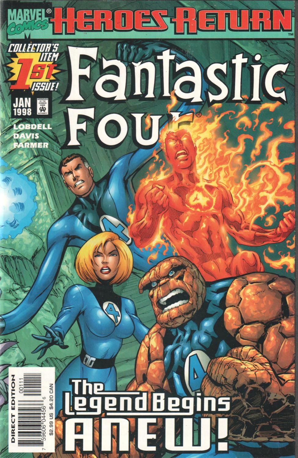 FANTASTIC FOUR #1-66 3rd SERIES 1998 COMPLETE RUN