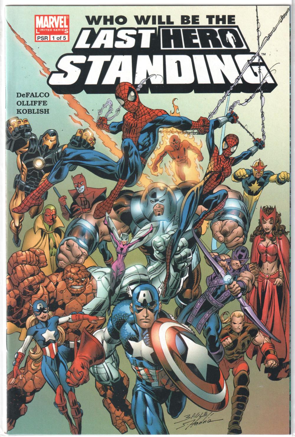 LAST HERO STANDING #1-5 2005 COMOLETE SET