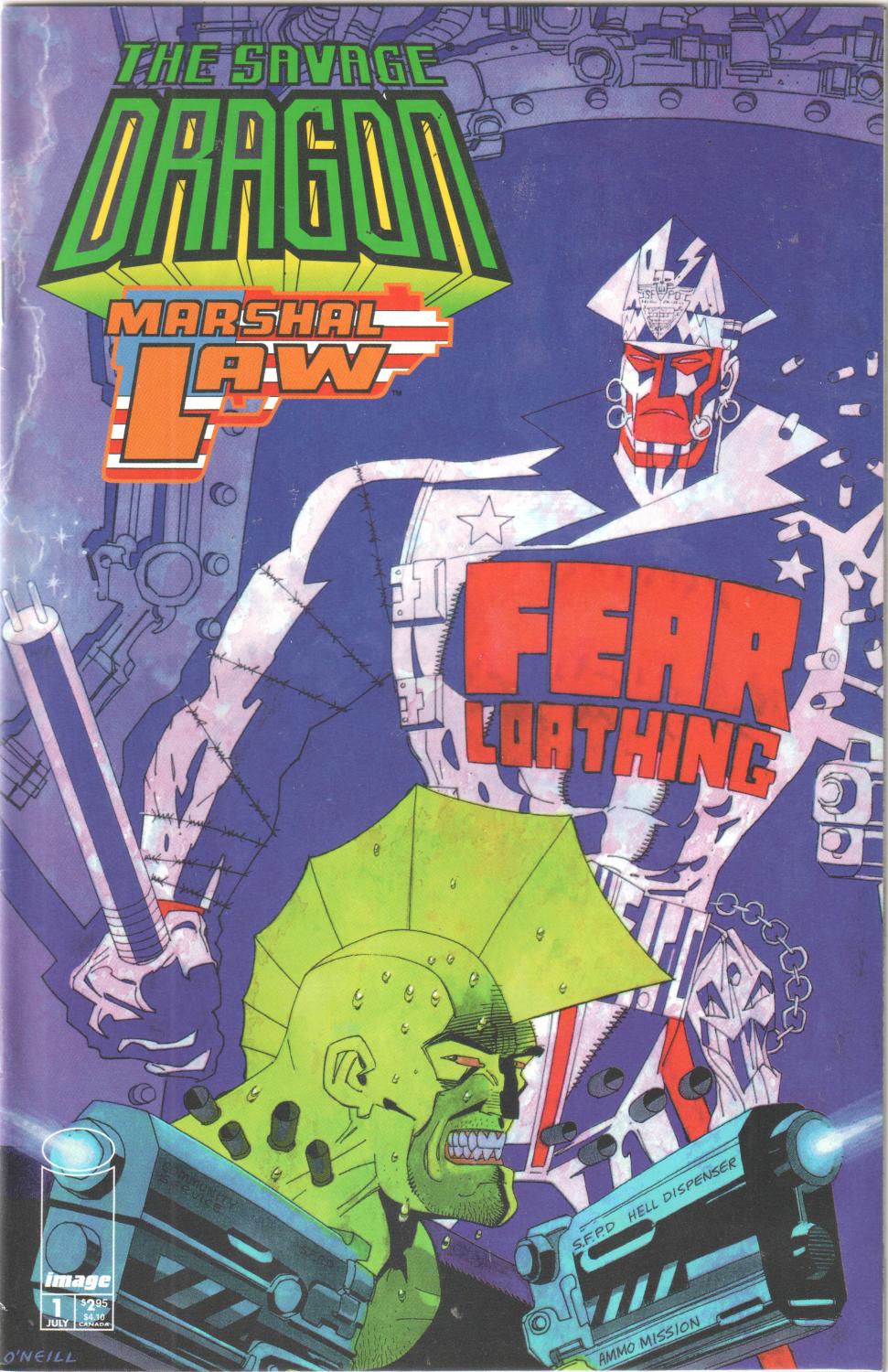 SAVAGE DRAGON MARSHALL LAW #1-2 COMPLETE SET