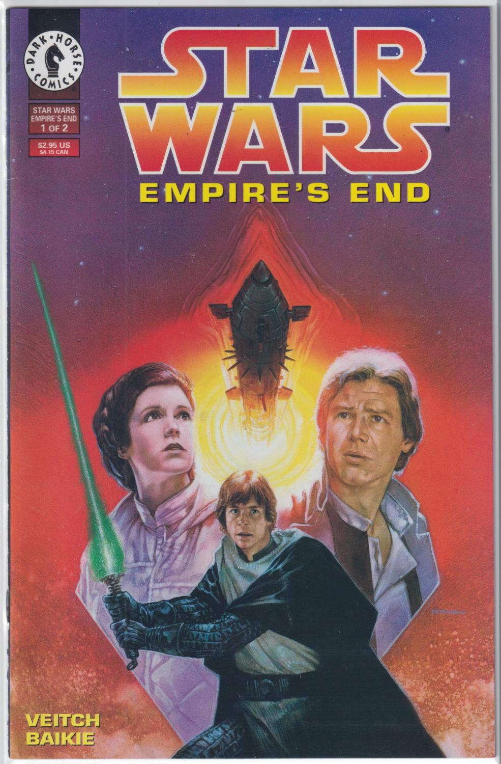 STAR WARS EMPIRE'S END #1-2 DARK HORSE 1995 COMPLETE SET