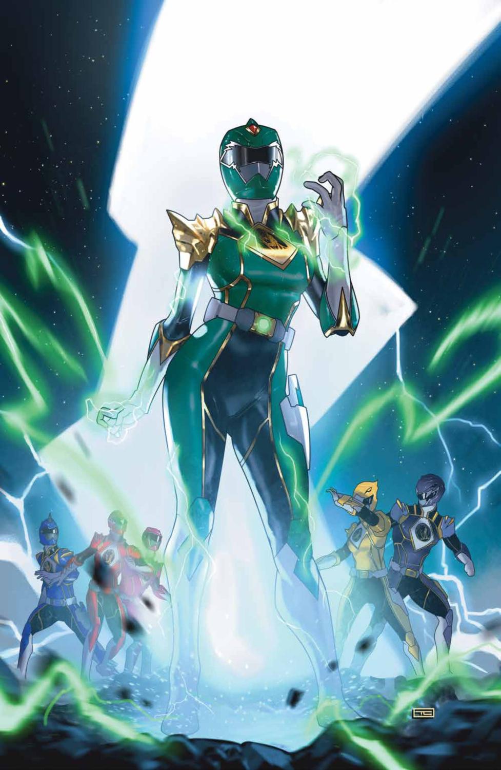 POWER RANGERS PRIME #9 I UNLOCKABLE VAR FULL ART CLARKE CVR I
