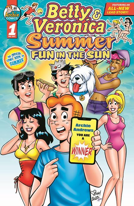 BETTY AND VERONICA SUMMER FUN IN THE SUN ONE SHOT CVR A HOLLY G AND ROSARIO TITO PENA