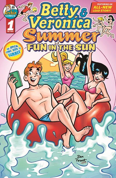 BETTY AND VERONICA SUMMER FUN IN THE SUN ONE SHOT CVR B DAN PARENT AND ROSARIO TITO PENA VAR