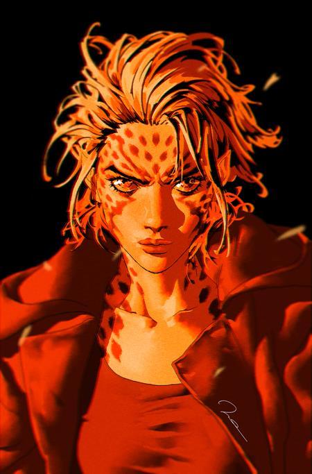 CHEETAH AND CHESHIRE ROB THE JUSTICE LEAGUE #1 CVR B GERALD PAREL CARD STOCK VAR OF 6