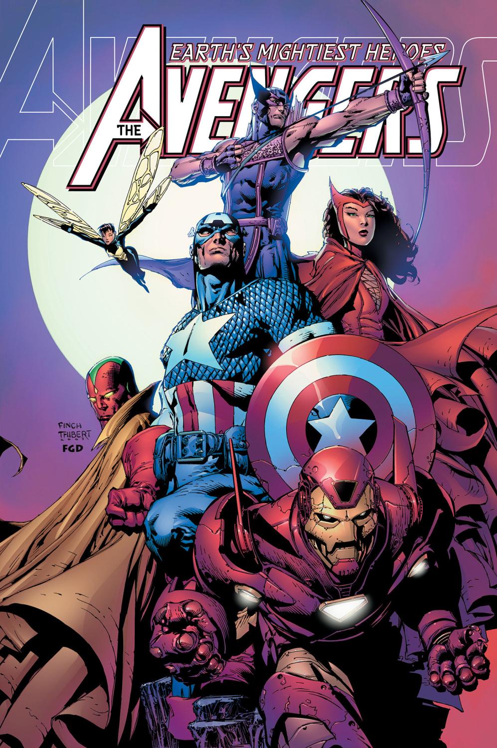 AVENGERS BY JOHNS AND COIPEL OMNIBUS DAVID FINCH COVER HC HC