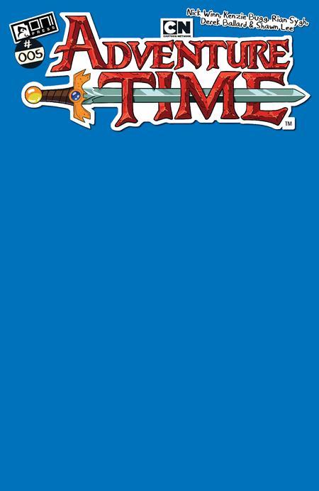 ADVENTURE TIME 2025 #5 CVR C ICE KING BLUE BLANK SKETCH VAR