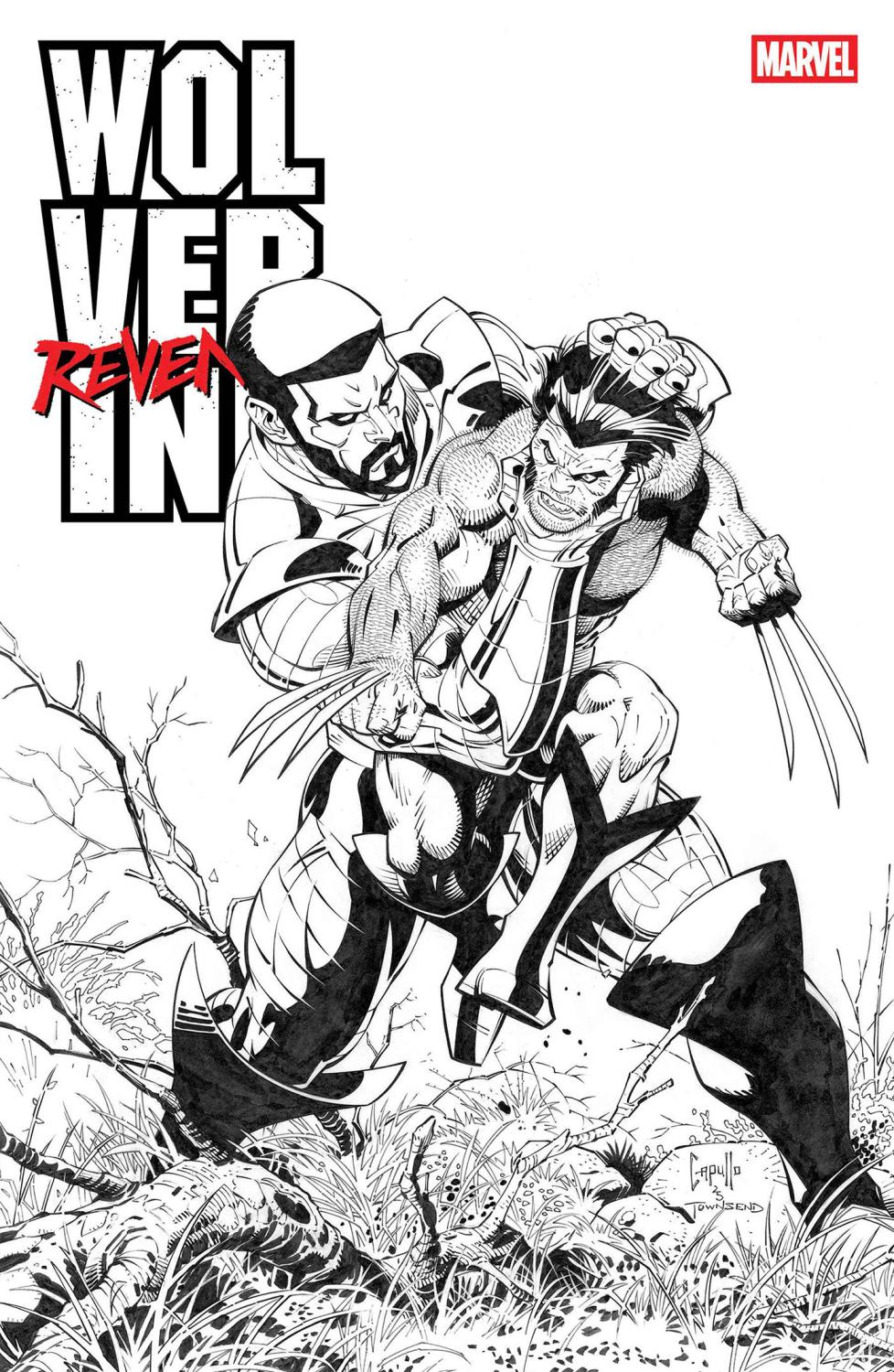 WOLVERINE REVENGE - RED BAND RAW - BLACK AND WHITE EDITION #3 POLYBAGGED CVR A