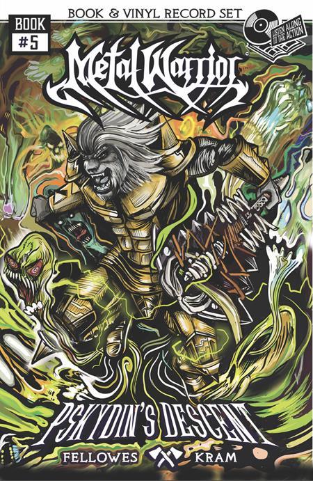 METAL WARRIOR TP #5 PSKYDINS DESCENT OUT OF DETENTION AND INTO DARKNESS WITH 7 IN VINYL OF 9