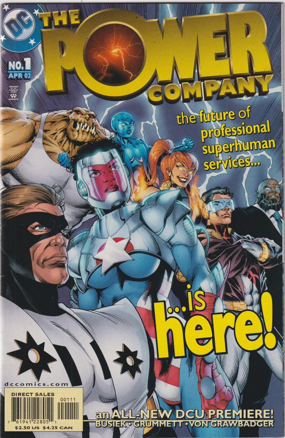 POWER COMPANY #1-18 DC 2002 COMPLETE SET