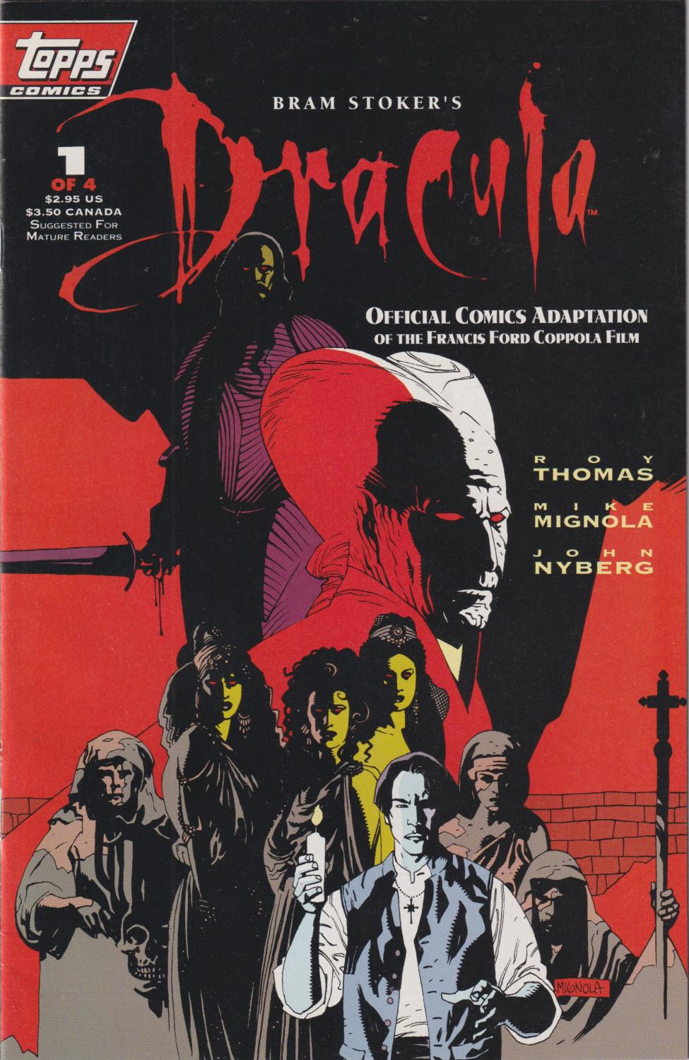 BRAM STOKER'S DRACULA #1-4 1992 COMPLETE SET