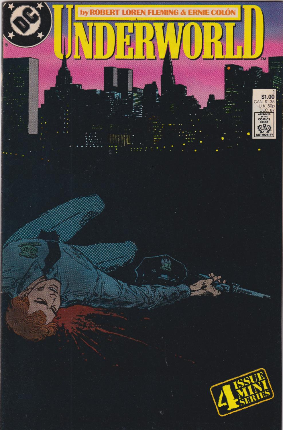 UNDERWORLD #1-4 1987 COMPLETE SET