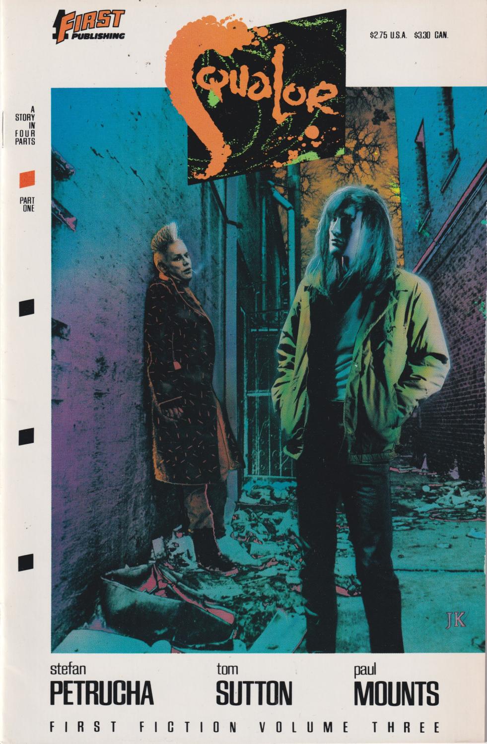 SQUALOR #1-4 FIRST 1989 COMPLETE SET