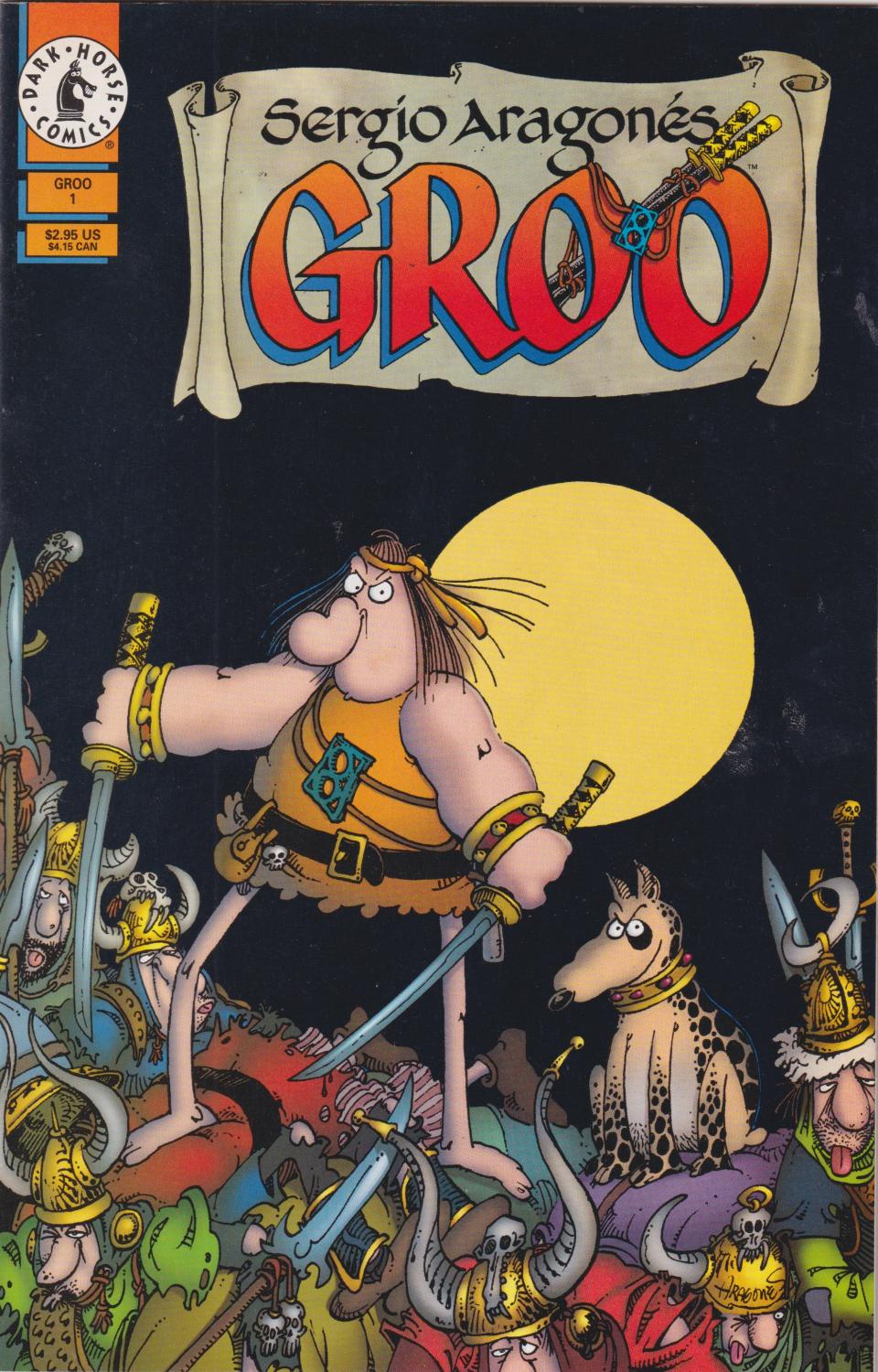 GROO #1-4 DARK HORSE 1998 COMPLETE SET
