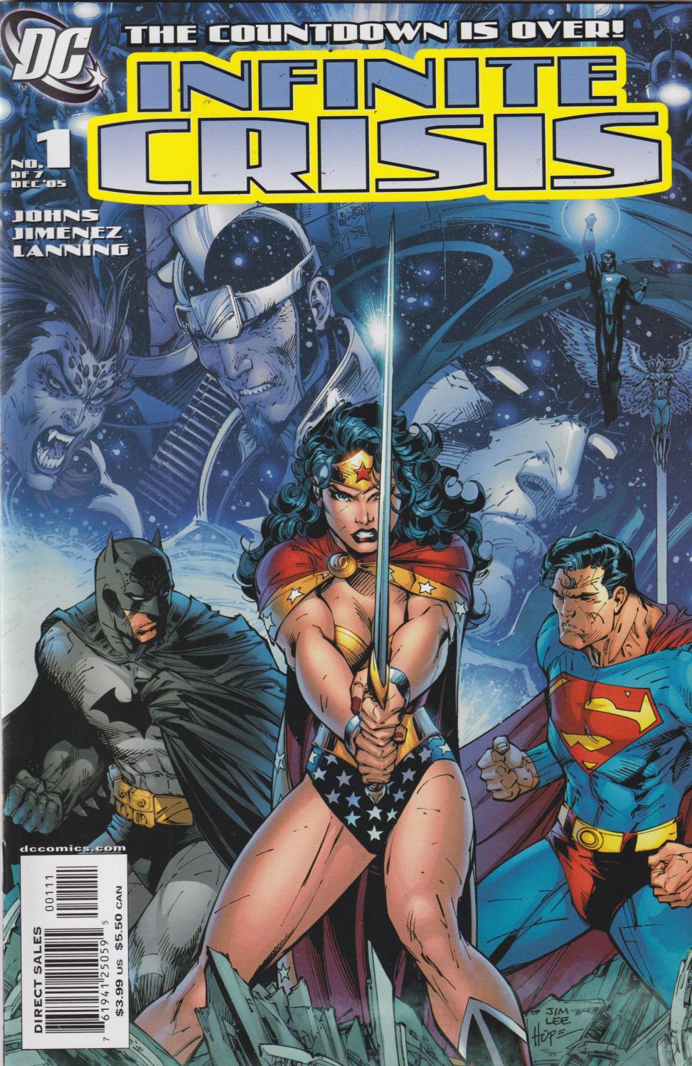 INFINITE CRISIS #1-7 + SECRET FILES ORIGINS DC 2005 COMPLETE SET