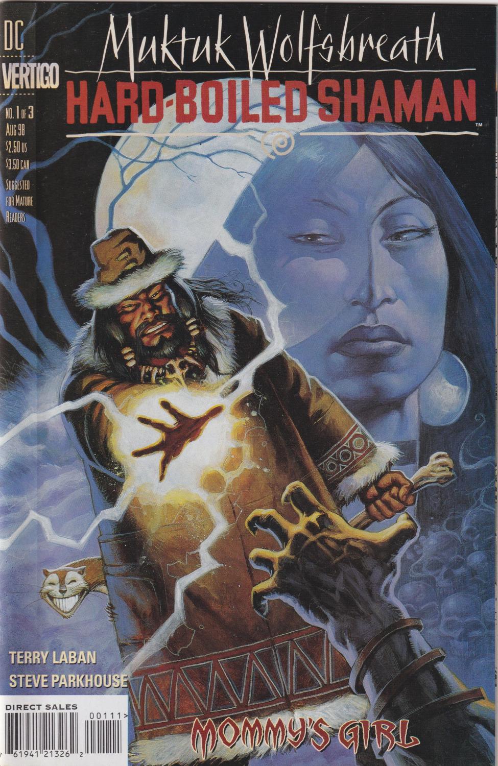 MUKTUK WOLFSBREATH HARD-BOILED SHAMAN #1-3 DC 1998 COMPLETE SET