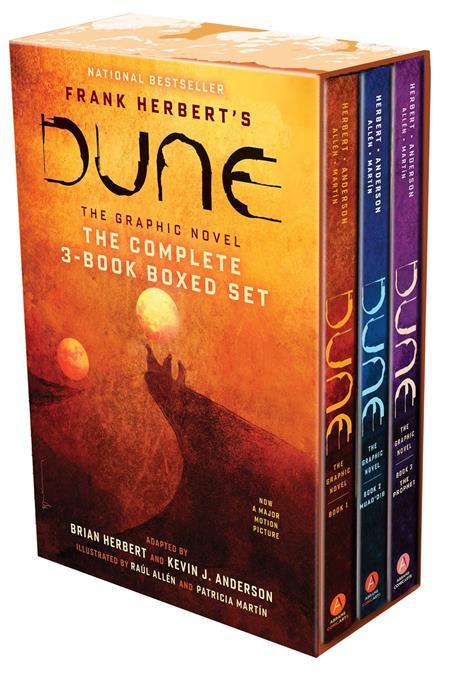 DUNE THE GRAPHIC NOVEL THE COMPLETE 3 BOOK BOXED SET HC DUNE MUAD'DIB AND THE PROPHET