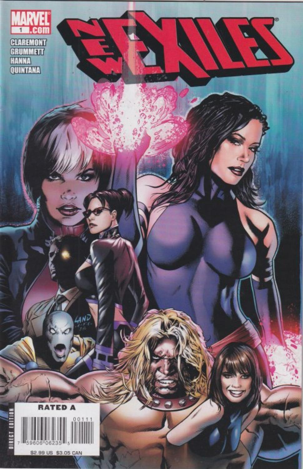 NEW EXILES #1-18 MARVEL 2008 COMPLETE SET