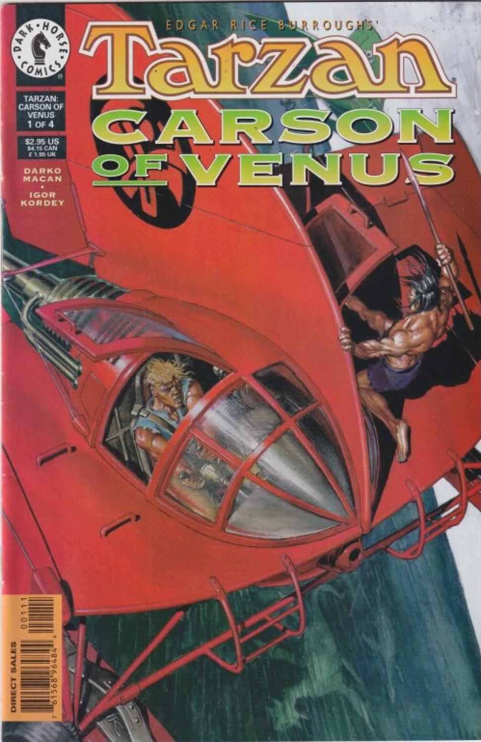 TARZAN CARSON OF VENUS #1-4 DARK HORSE 1998 COMPLETE SET