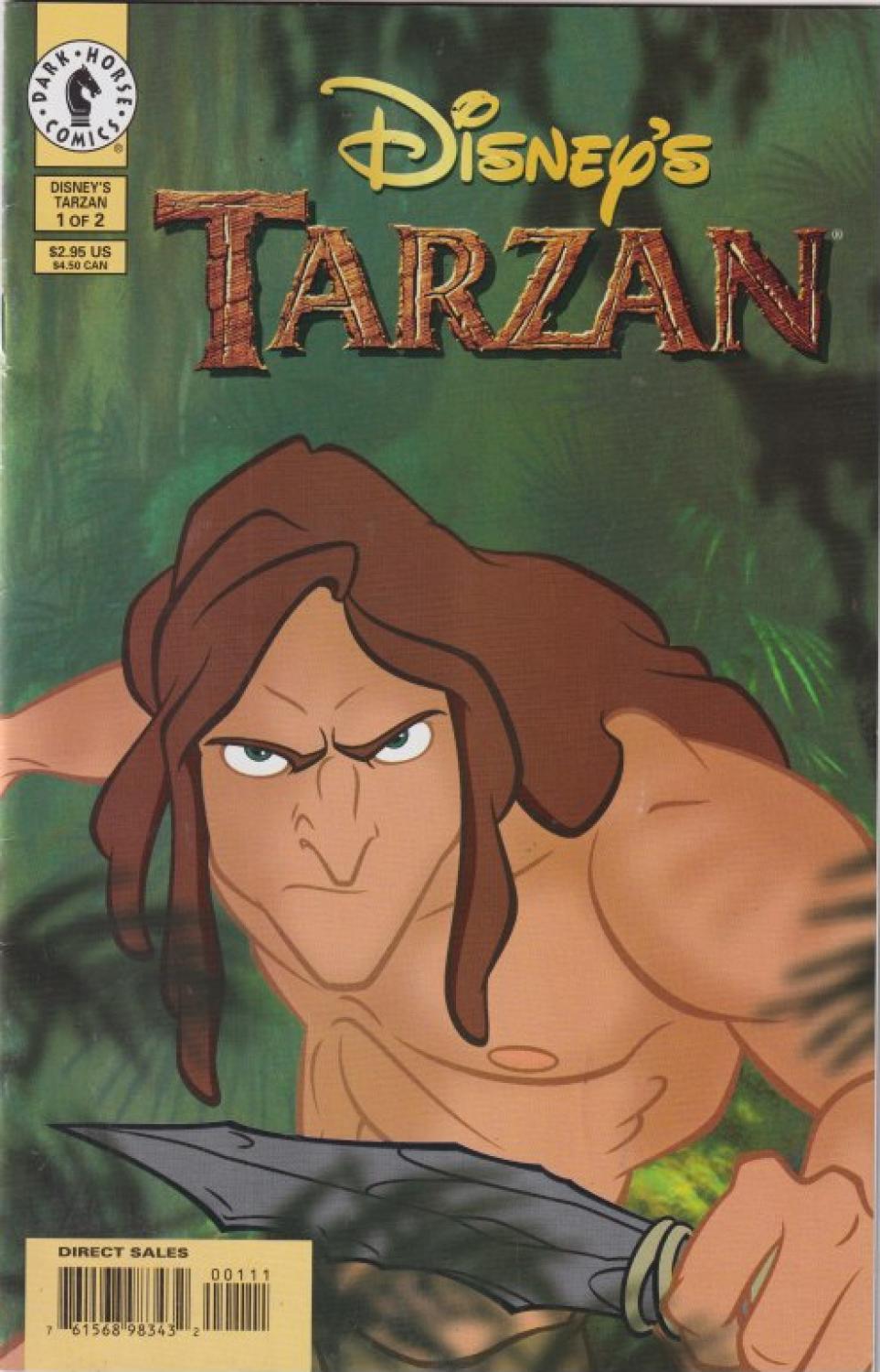 DISNEY'S TARZAN #1-2 DARK HORSE 1999 COMPLETE SET