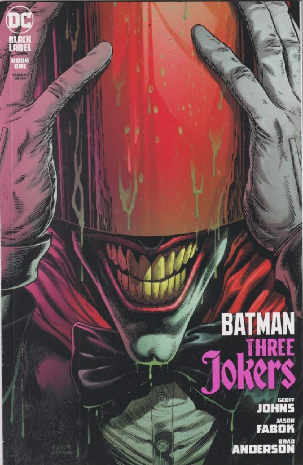 BATMAN THREE JOKERS SET OF E COVERS