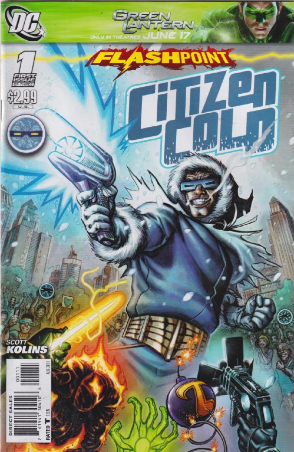 FLASHPOINT CITIZEN COLD #1-3 DC 2011 COMPLETE SET