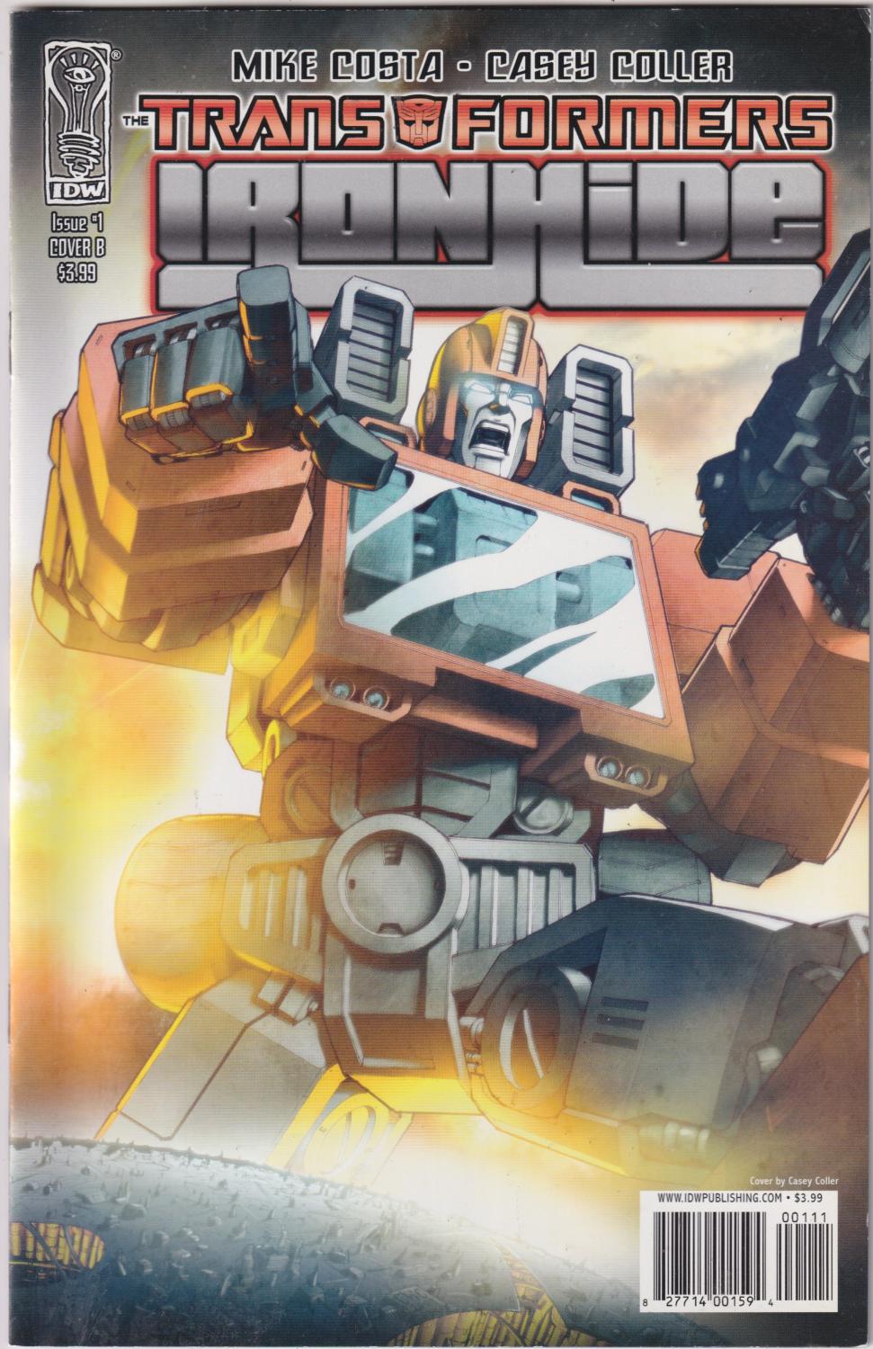 TRANSFORMERS IRONHIDE 2010 IDW 1-4 COMPLETE SET #1, 2, 4 CVR B , #3 CVR A